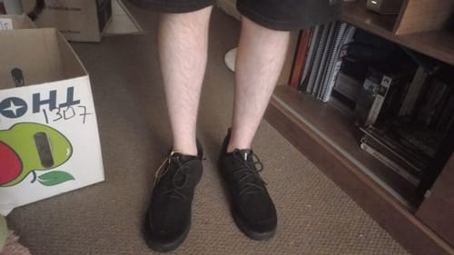 Customer photo review of Zapatilla Versaknit Hombre Negro