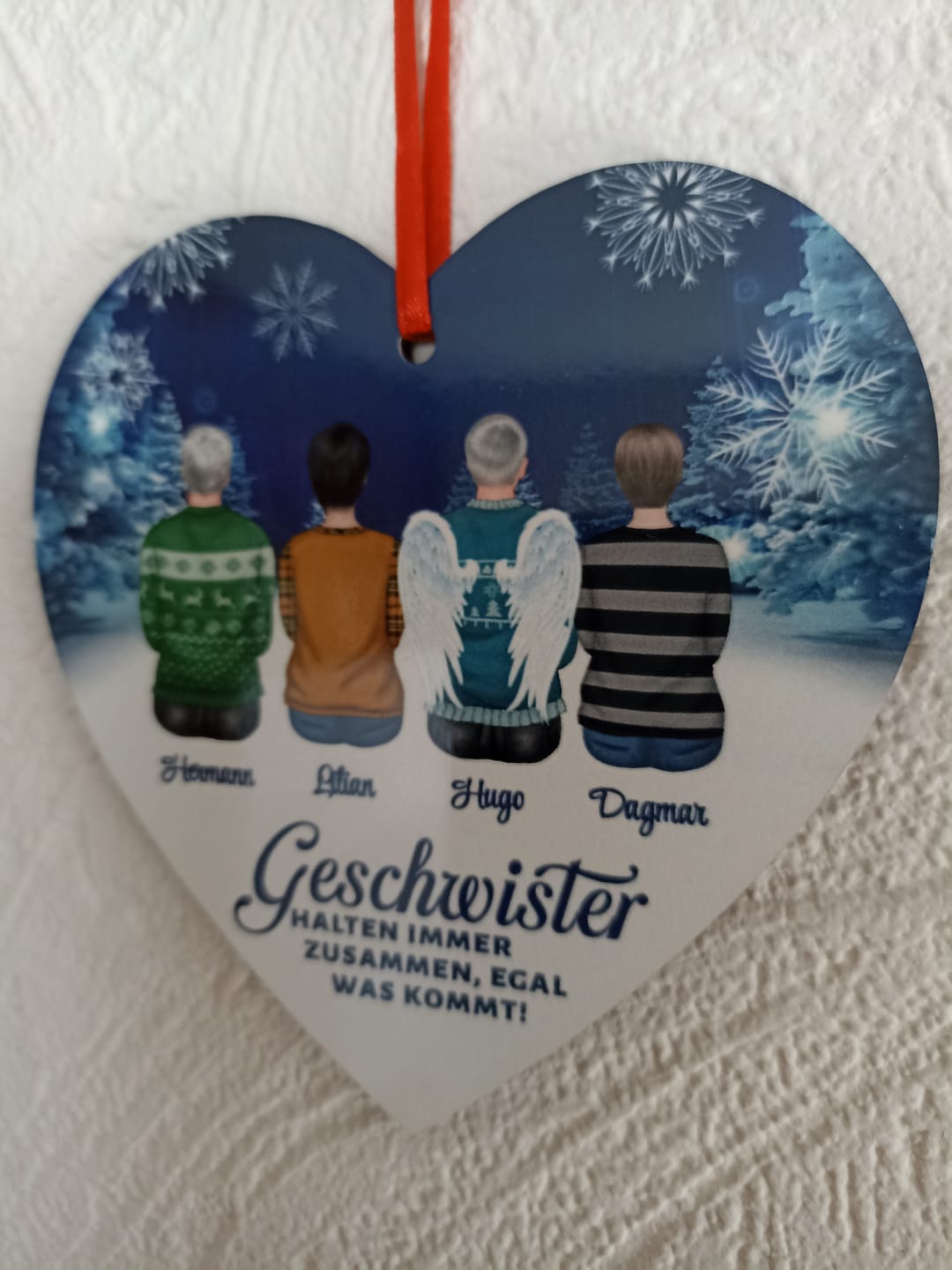 Customer photo review of Weihnachten mit der Familie - Familien-Baumschmuck