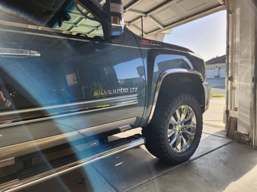 Customer photo review of Upper Control Arm For 2"-4" Lift 2007-2018 Chevy Silverado GMC Sierra 1500