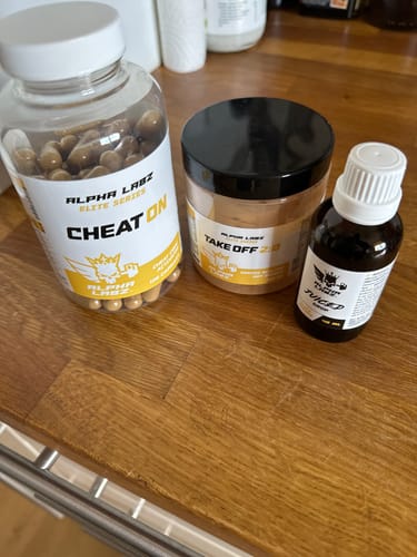 Customer photo review of Alpha Pack - Take Off 2.0 & Juiced - boost tes séances à l'extrême