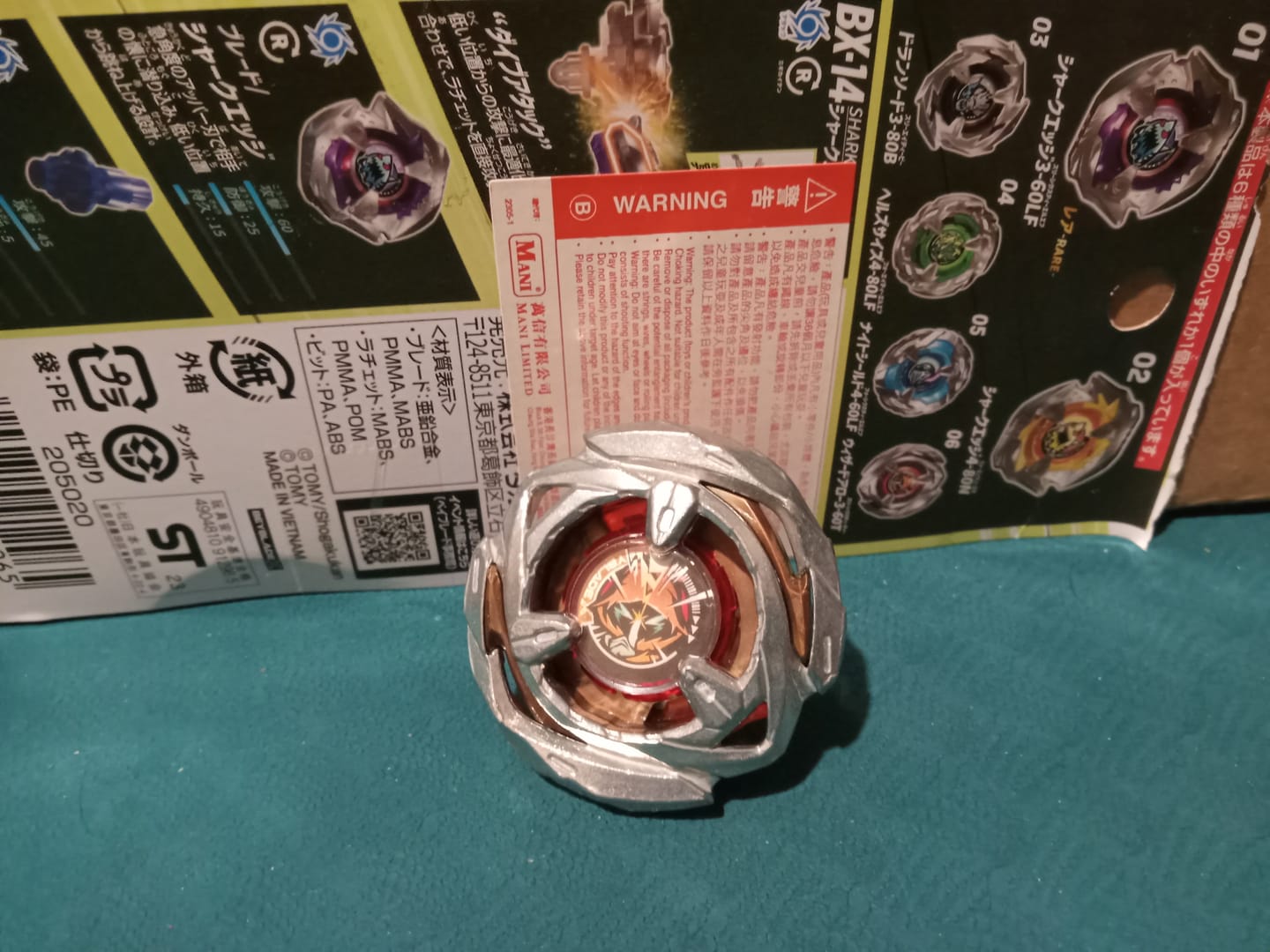 Customer photo review of TAKARA TOMY Beyblade X BX-14 Vol. 1 Random booster [Guaranteed]