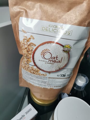 Customer photo review of Farine de flocons d'avoine nature 1kg Io Genix