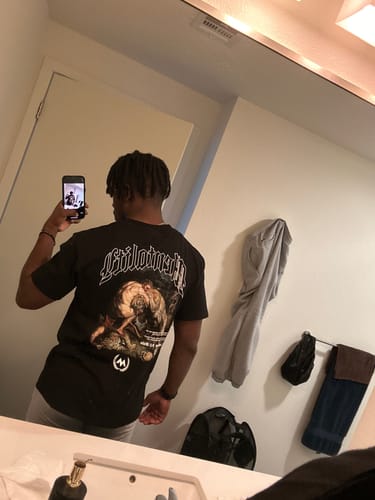 Customer photo review of 'Hercules' Tee