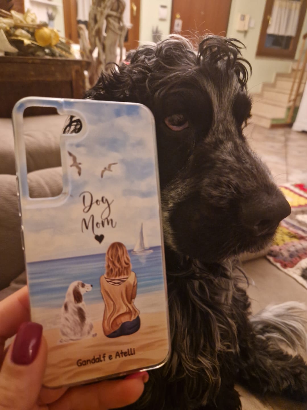 Customer photo review of Insieme al mio animale domestico – Custodia per il telefono personalizzata
