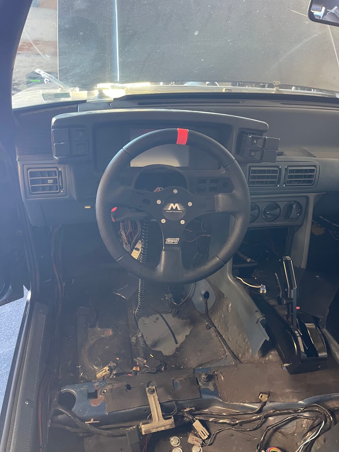 Customer photo review of Motion Raceworks 79-93 Ford Fox Body Mustang Chromoly Lightweight Steering Column 15-100