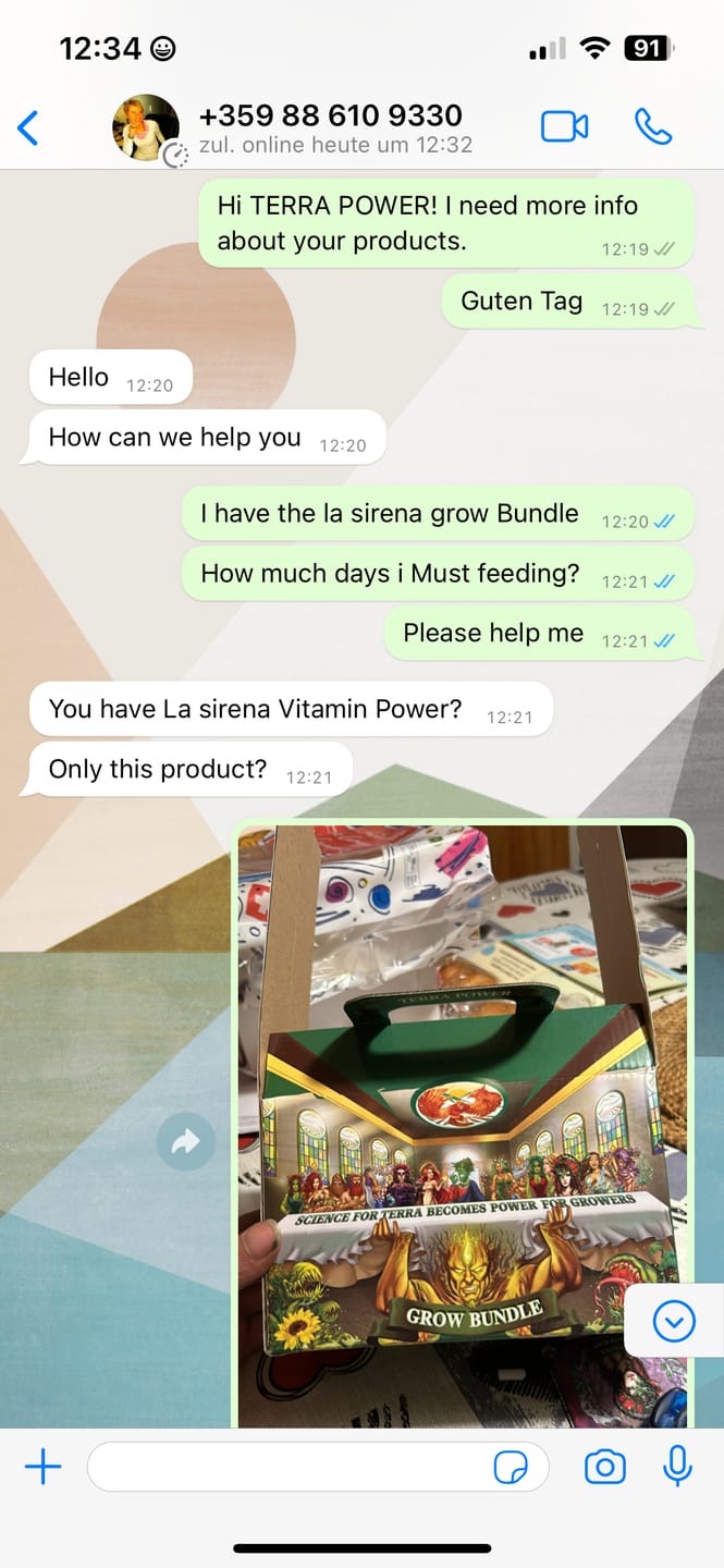 Customer photo review of Terra Power - Starter Pack - Additives Bundle