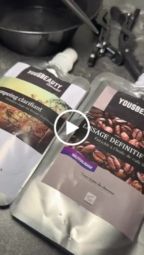 Customer video review of KIT LISSAGE CAFE DÉFINITIF