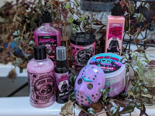 Customer photo review of Friday the 13th mystery box!