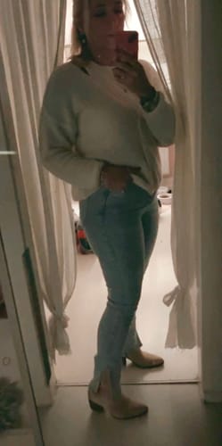 Customer photo review of Kate Western Stiefel - Beige