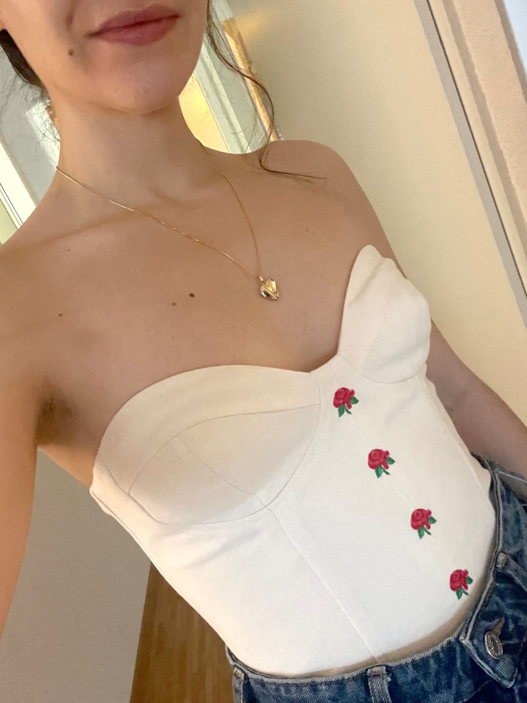 Customer photo review of Amore Corset Top
