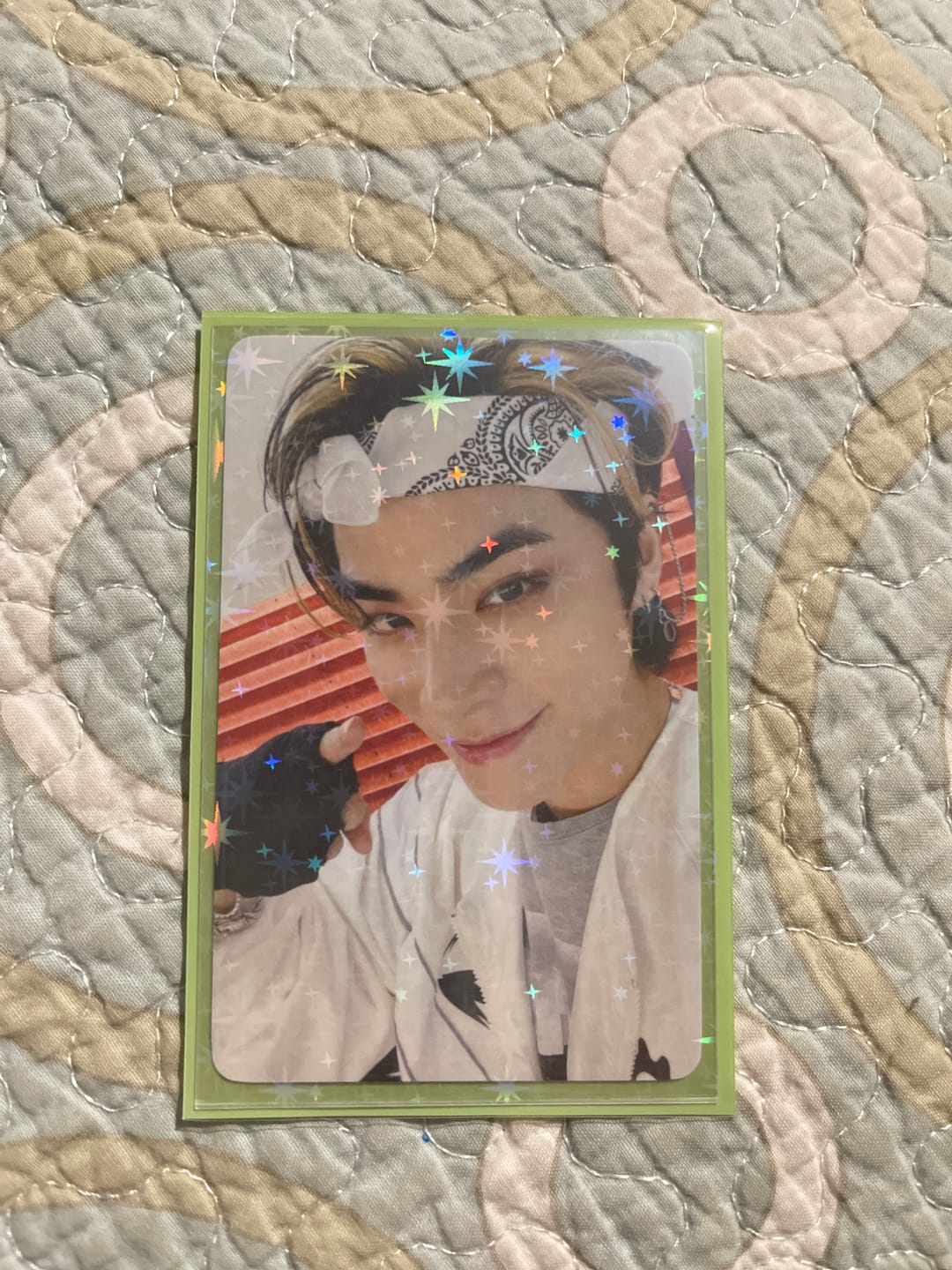 Customer photo review of [LAST RESTOCK]: PREMIUM HOLOGRAPHIC PHOTOCARD SLEEVES - STAR VERSION