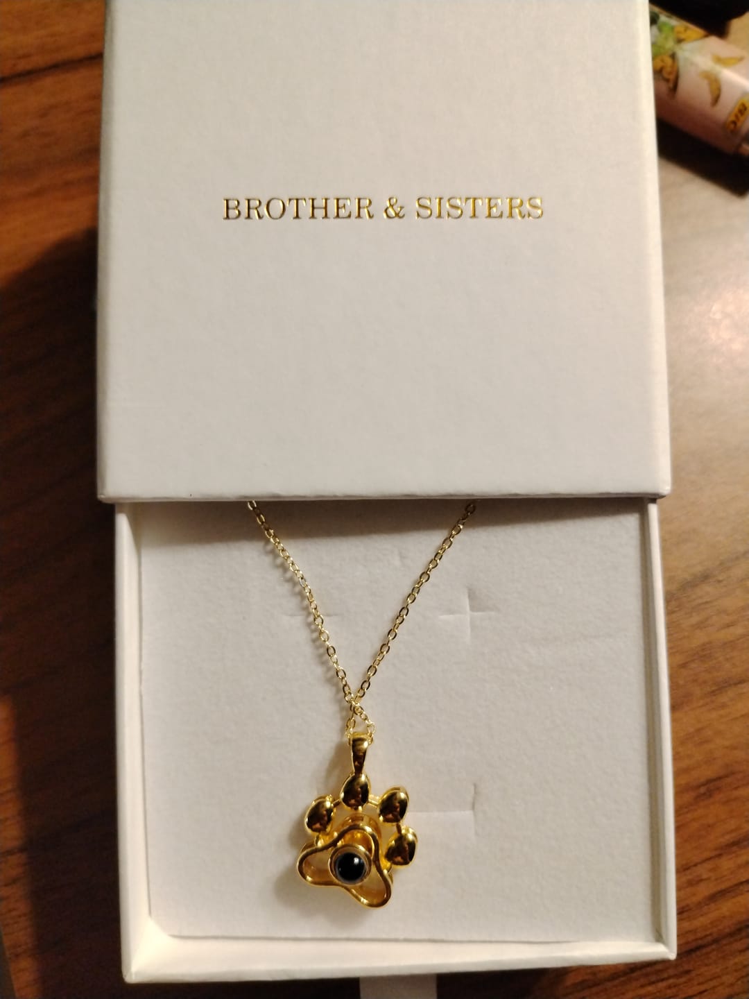 Customer photo review of Dog Photo Necklace
