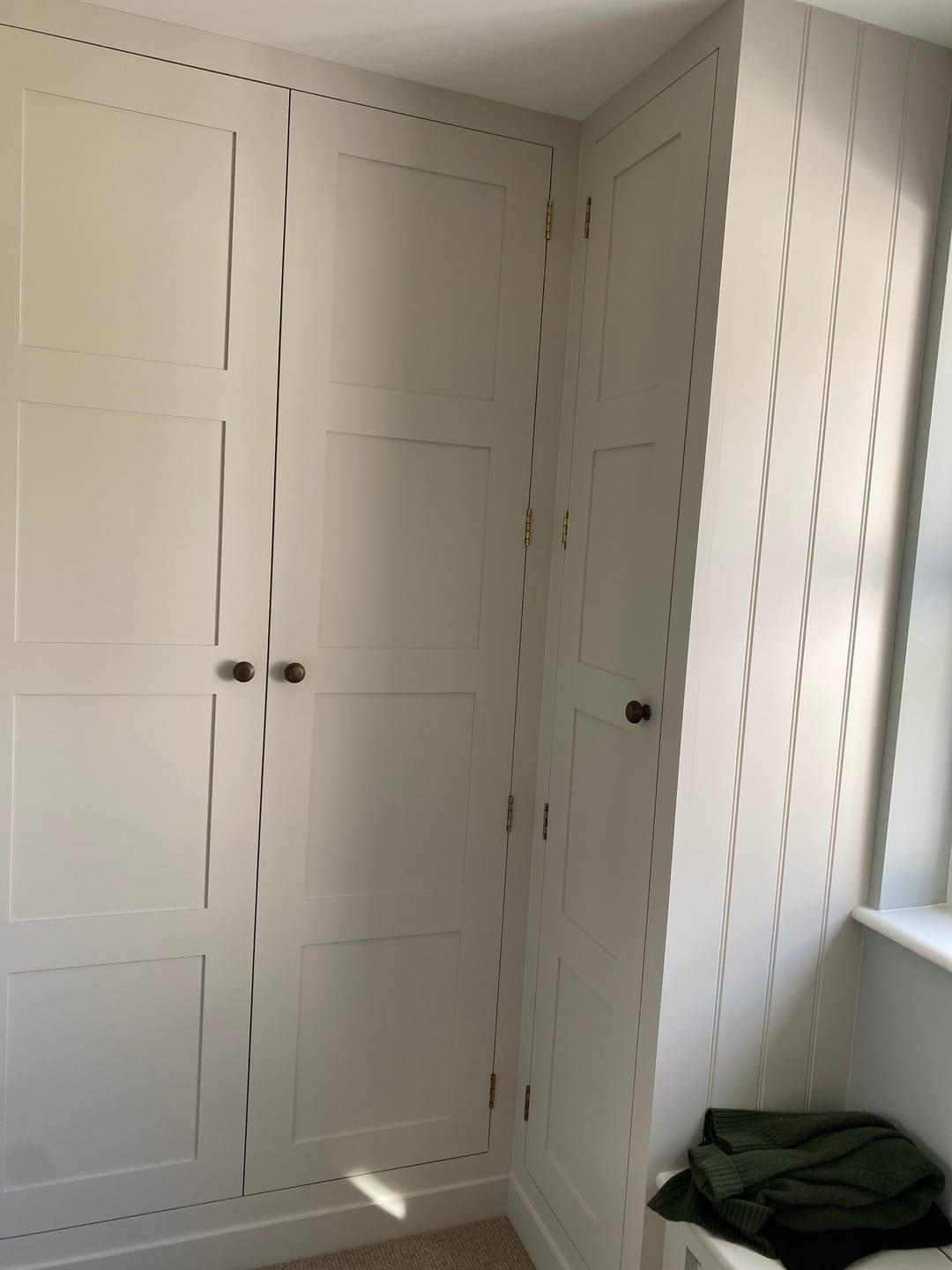 Customer photo review of Solid Brass Beehive Cupboard Knobs