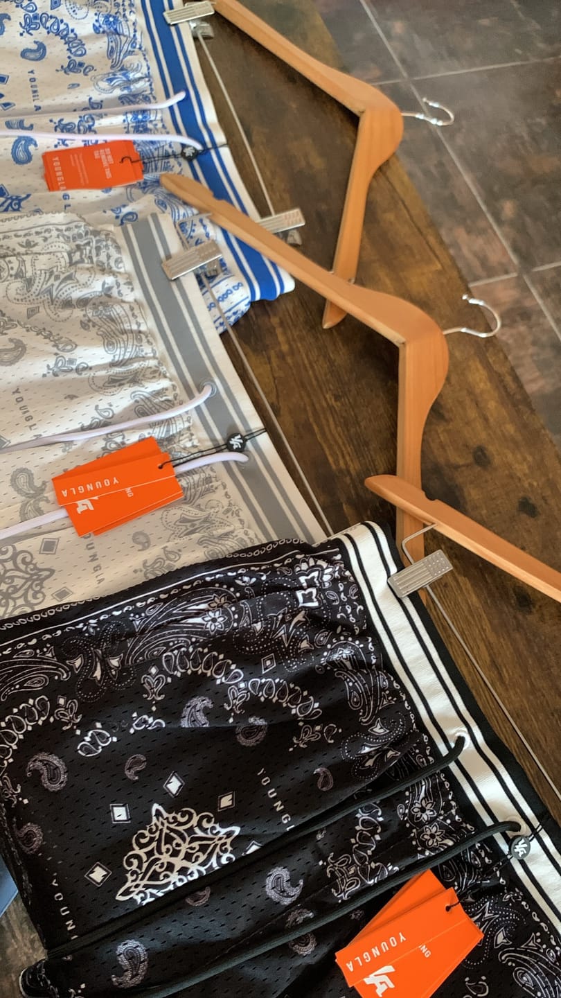 Customer photo review of 132 Infamous Bandana Shorts