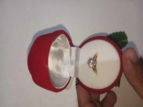 Customer photo review of 1.5ct Lotus Engagement Ring
