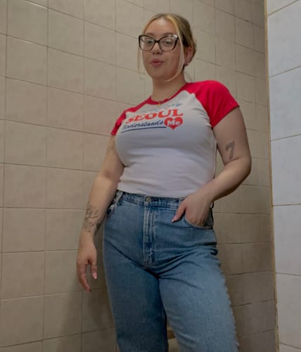 Customer photo review of Somebody in Seoul Shirt