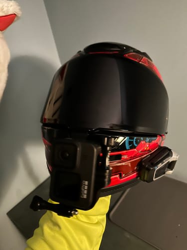 Customer photo review of Shoei RF-1400/NXR2/Z-8 Camera Mount