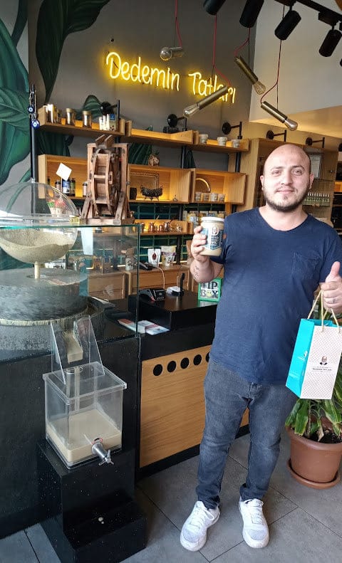 Customer photo review of TEK KAVRULMUŞ ORGANİK TAHİN - 1000 gr 3'lü Paket