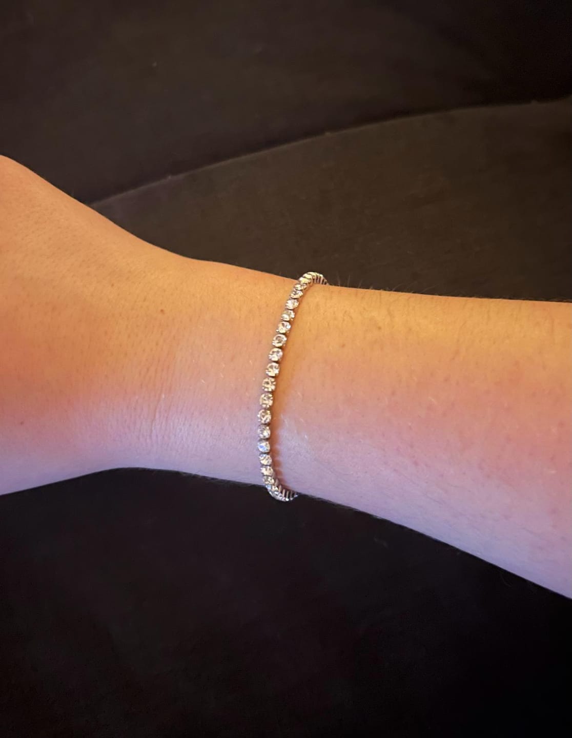 Customer photo review of Hi-Life Tennis Armband 14K Vergoldet