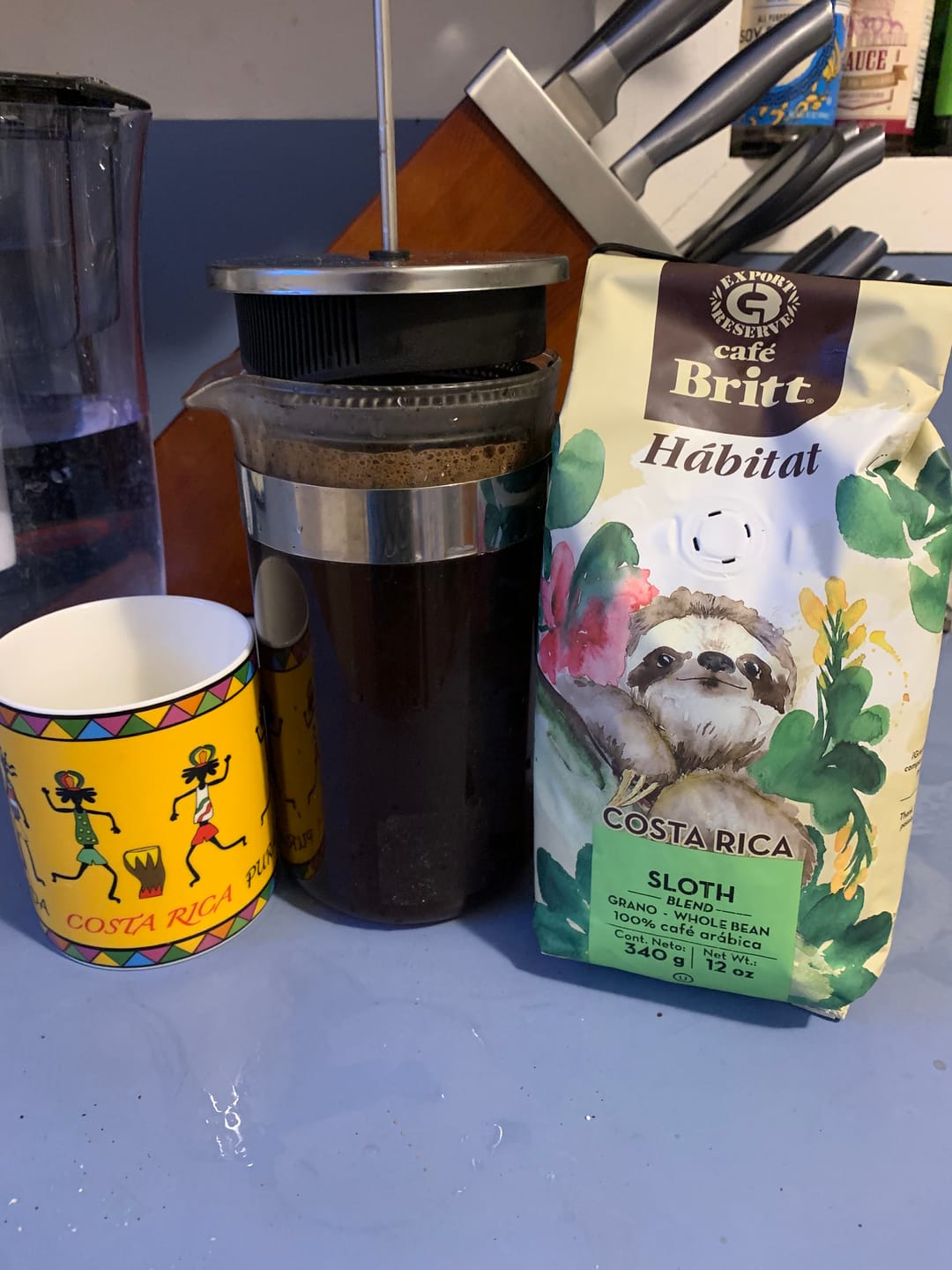 Customer photo review of COSTA RICAN HABITAT SLOTH COFFEE