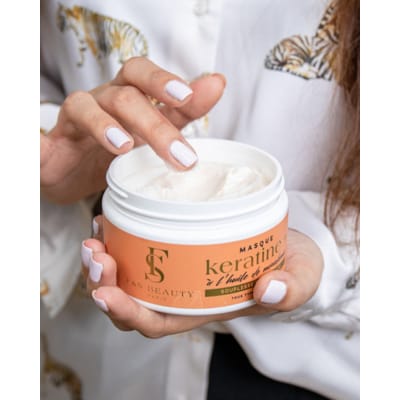 Customer photo review of Coffret Shampoing et masque à l’huile de Macadamia