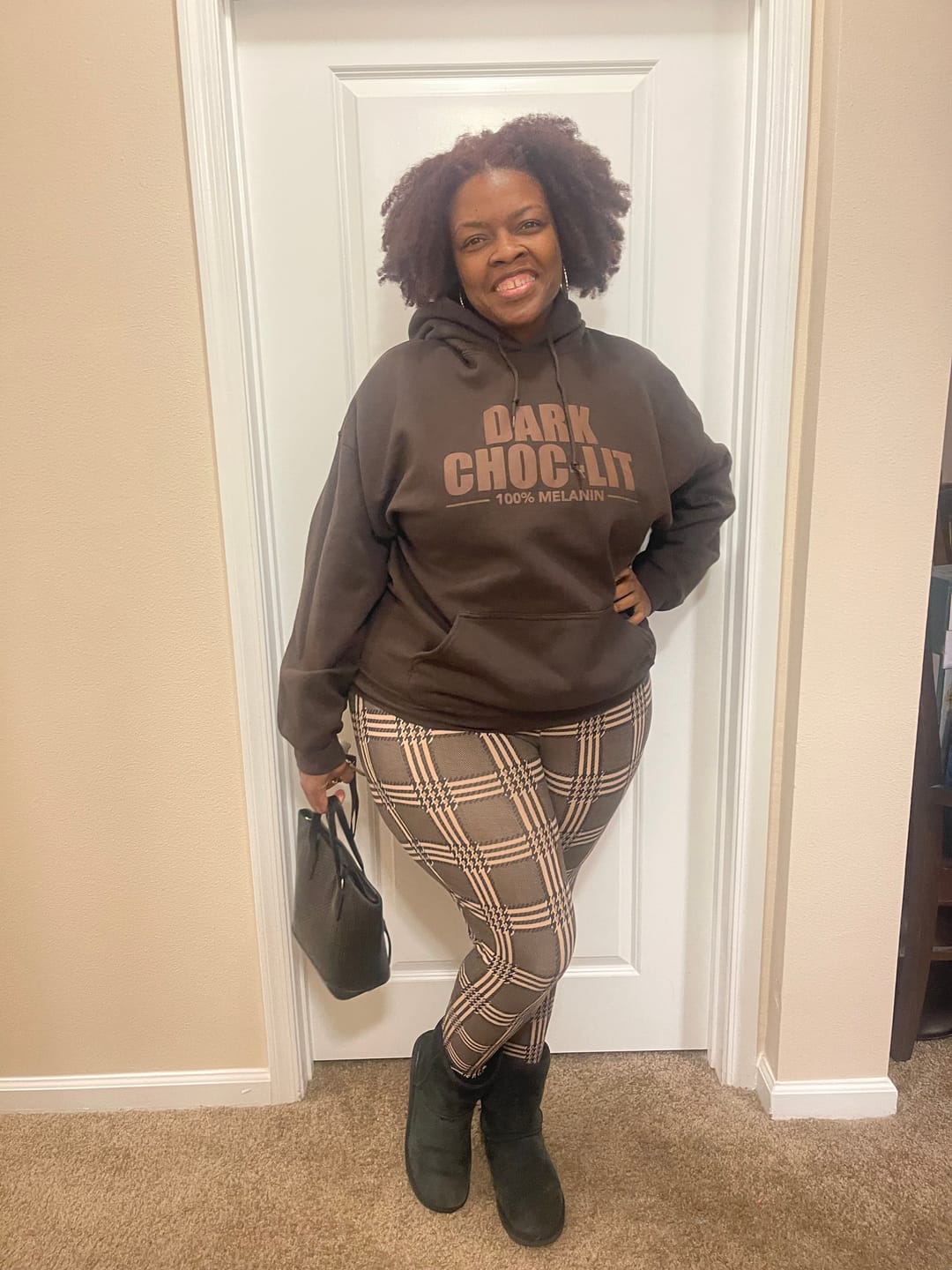 Customer photo review of 100% Melanin Hoodie
