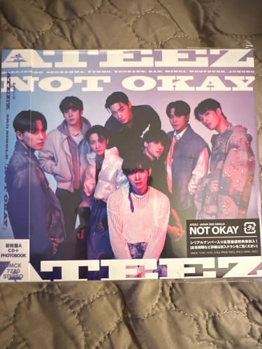 Customer photo review of ATEEZ JAPAN 3RD SINGLE ALBUM「NOT OKAY」