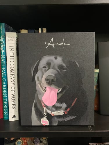 Customer photo review of Pet Canvas Wrap - Solo
