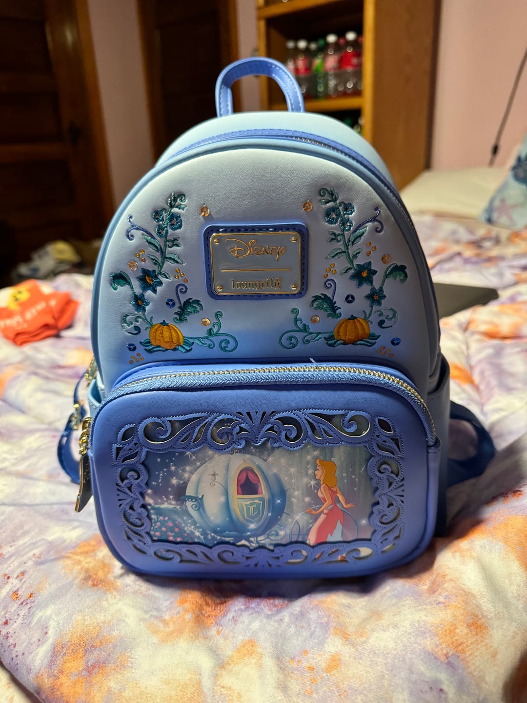 Customer photo review of 707 Street Exclusive - Loungefly Disney Princess Dreams Series Cinderella Mini Backpack