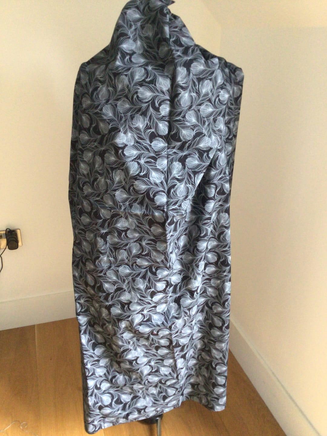 Customer photo review of Delicate Fern Rose & Hubble Cotton Poplin Fabric