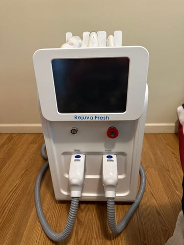 Customer photo review of Multi-function Laser Machine for Hair Removal + Tattoo Removal + E-Light Skin Rejuvenation