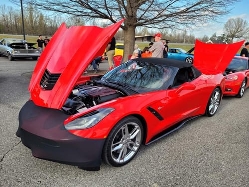 Customer photo review of Corvette C7 Stingray / Z51 Carbon Flash Side Skirts Rocker Panels