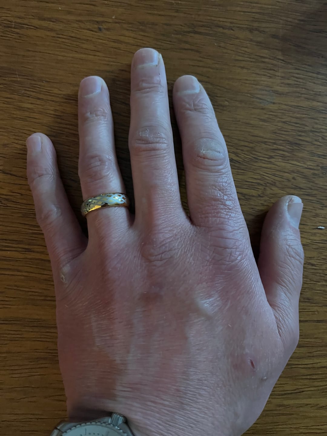 Customer photo review of The Celtic Knot Wonder Ring