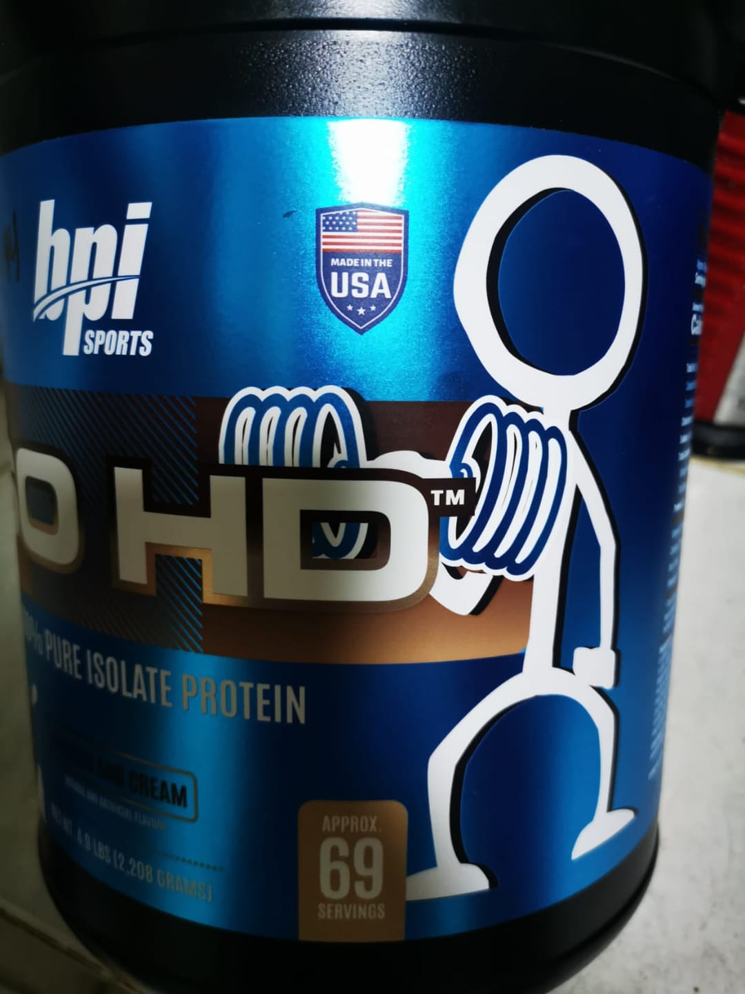 Customer photo review of Bpi Sports Iso HD Proteina Aislada 4.9 Lb