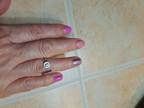 Customer photo review of TURMALIN Ring - Schutz