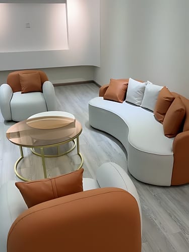 Customer photo review of Minimalist and High-End Comfortable Sofa with High Resilience Cushion Design
