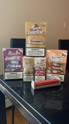 Customer photo review of Sweet Aromatic Looseleaf 5-Pack Wraps (40 Count)
