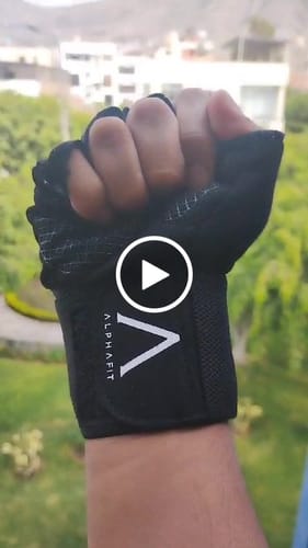 Customer video review of Guantes Deportivos con Muñequeras