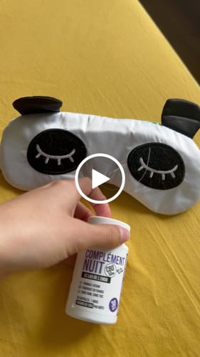 Customer video review of Synergie sommeil CBD Mélatonine - 1500mg