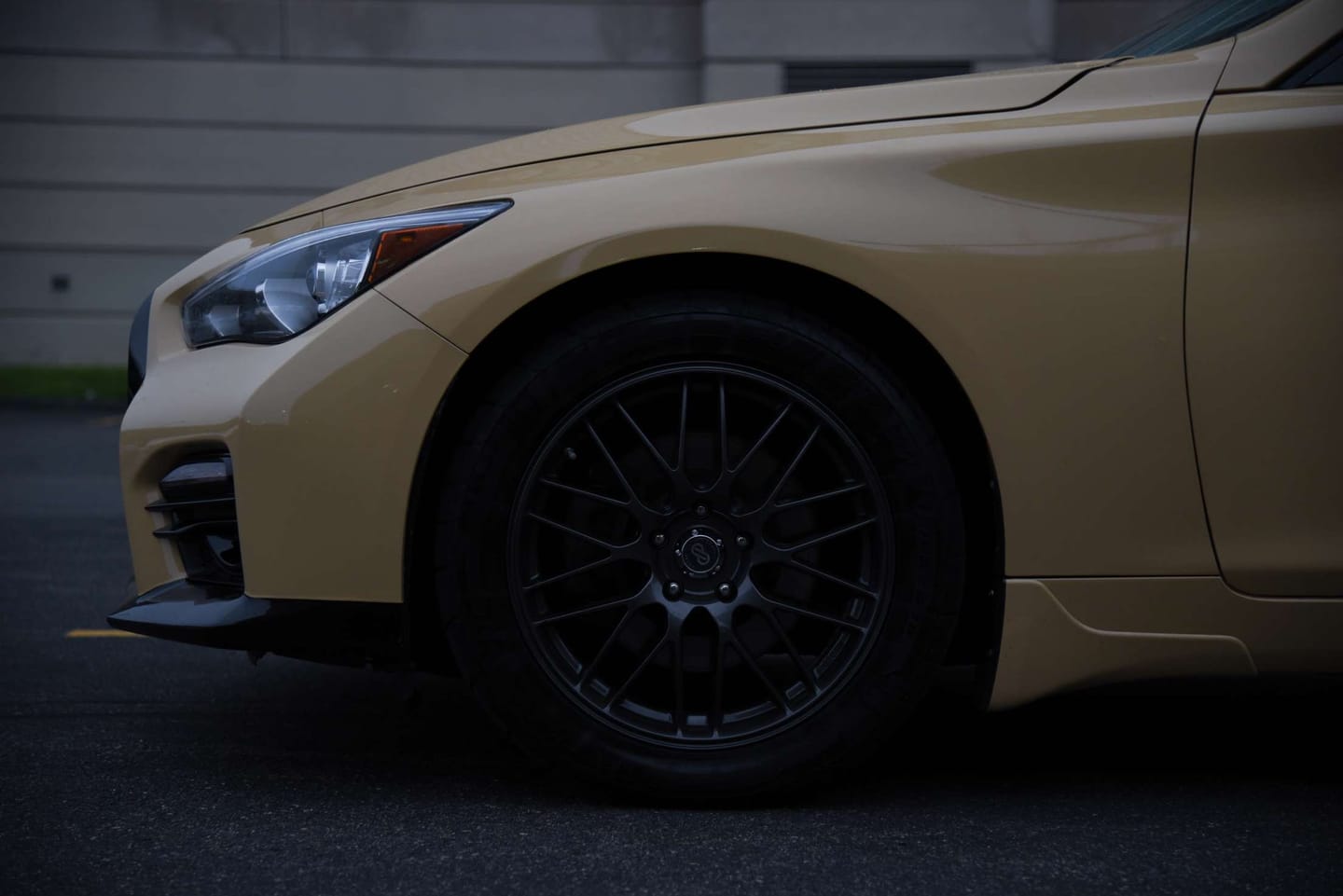 Customer photo review of High Glossy Decent Burlywood / Sand Vinyl Wrap