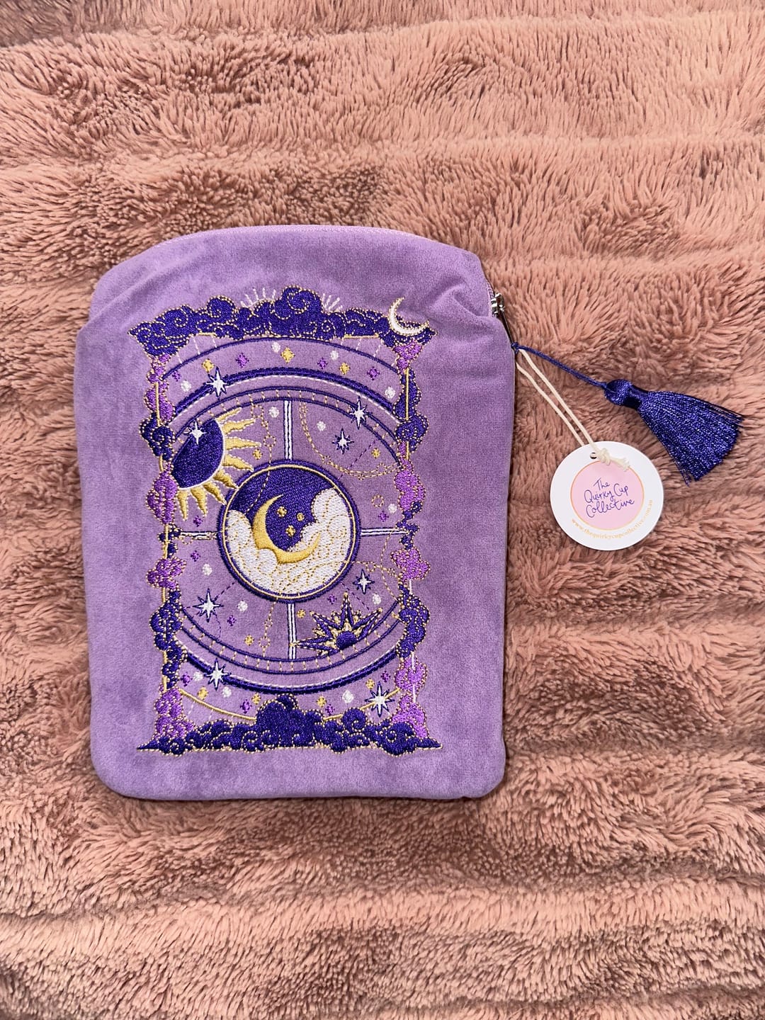 Customer photo review of Otherworldly Lilac Kindle & E-Reader Sleeve