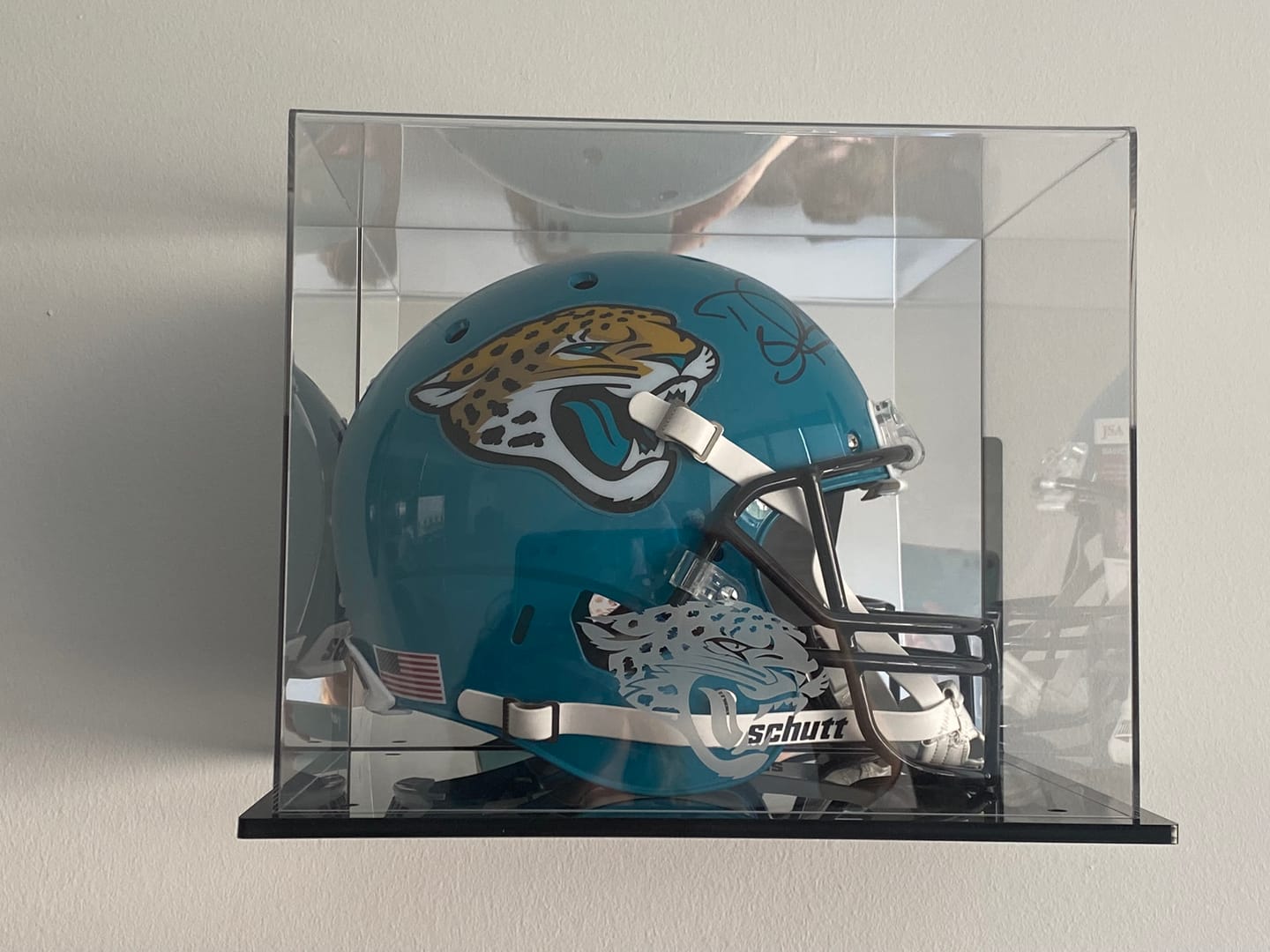 Customer photo review of Black Acrylic Wall Mounts - Better Display Cases
