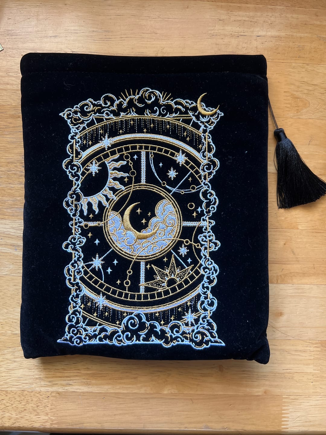 Customer photo review of Otherworldly Book & iPad Sleeve- Black