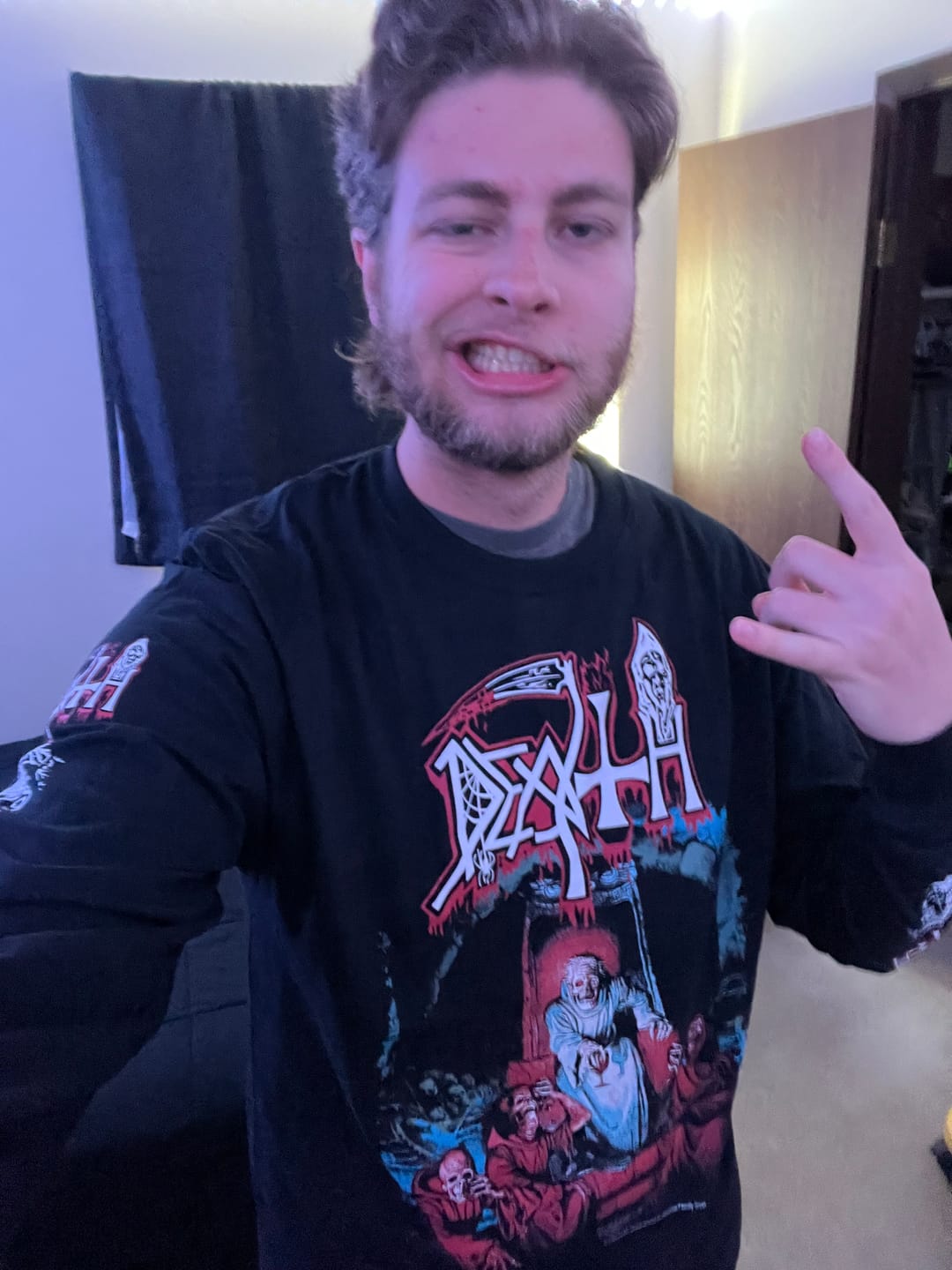 Customer photo review of Death - Scream Bloody Gore - Longsleeve Shirt
