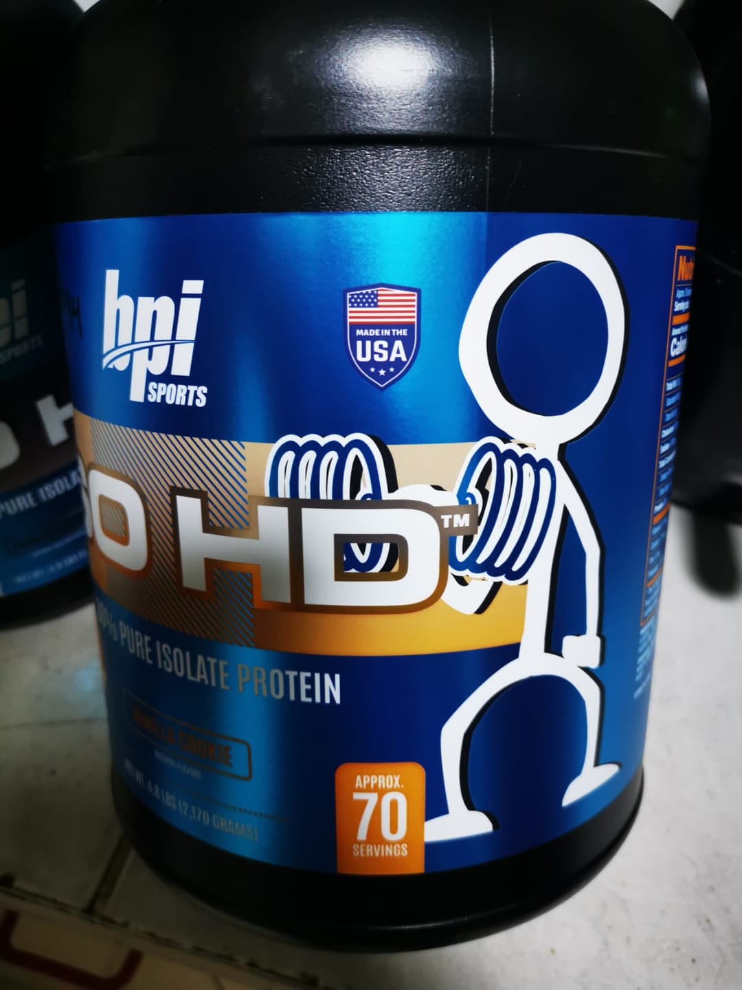 Customer photo review of Bpi Sports Iso HD Proteina Aislada 4.9 Lb