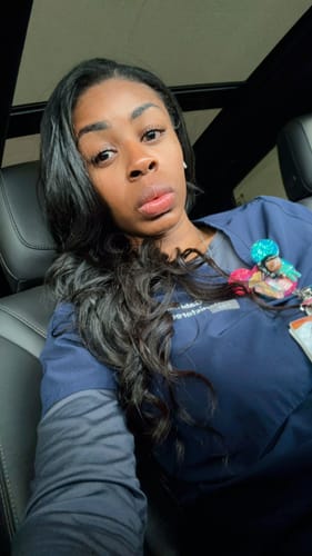 Customer photo review of Raw Indian Loose Curly Hair
