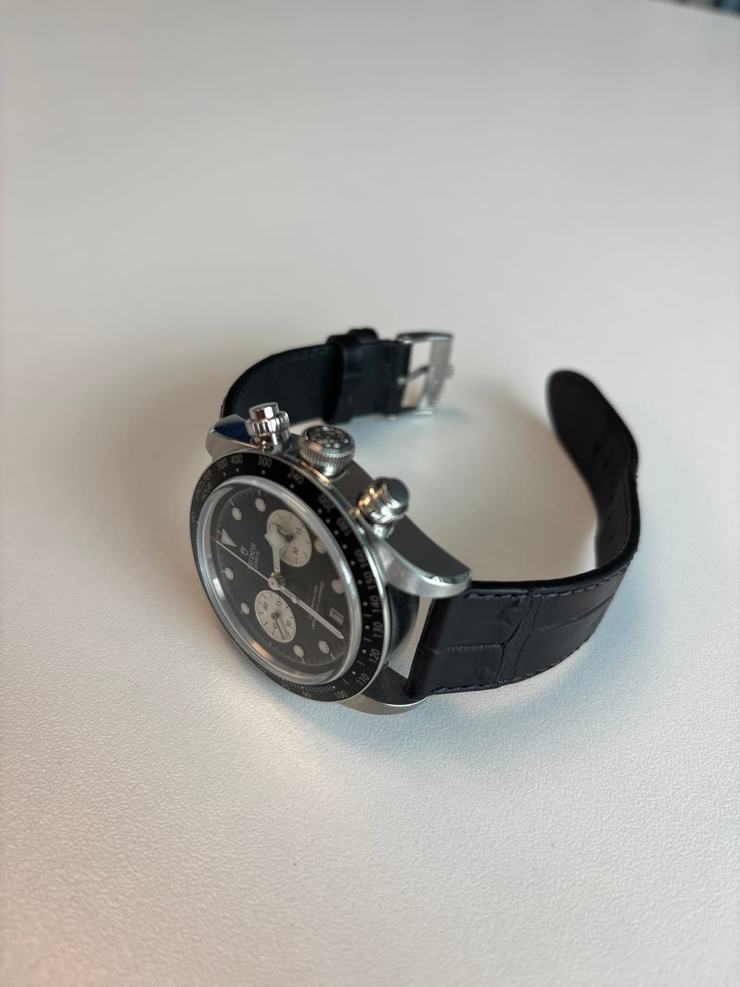 Customer photo review of Matte Black Alligator