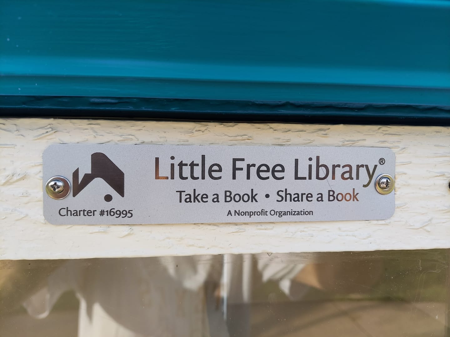 Customer photo review of Replacement Aluminum Charter Sign