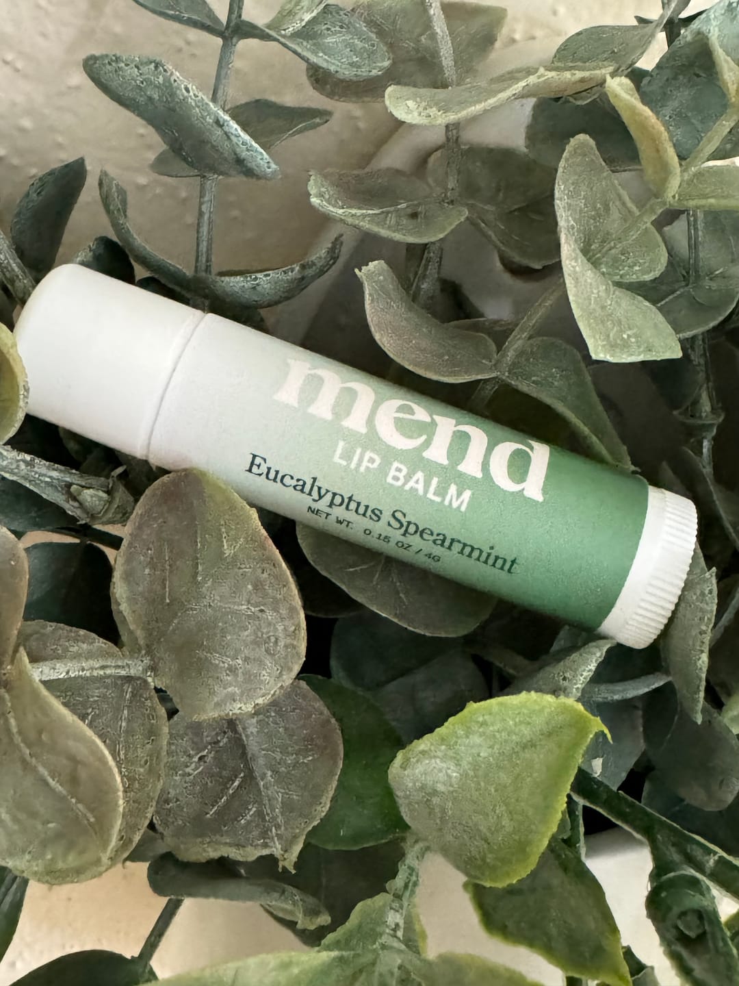 Customer photo review of Eucalyptus Spearmint Lip Balm
