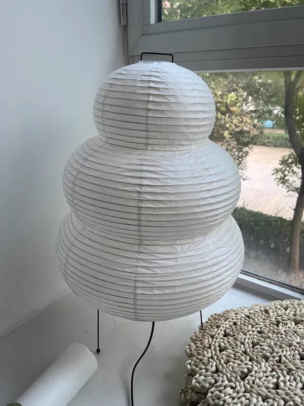 Customer photo review of Kumo Washi Paper Floor Lamp